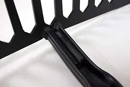 Bully Tools Heavy Duty 16" Level Head Rake with 66" Fiberglass Handle – Ideal Garden Rake for Leaves, Lawn, and Yard – Durable Metal Tool for Grass, Debris, and Leveling Soil - 100% Made in The USA