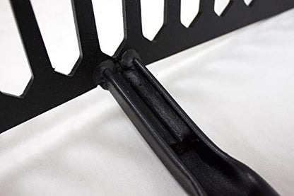 Bully Tools Heavy Duty 16" Level Head Rake with 66" Fiberglass Handle – Ideal Garden Rake for Leaves, Lawn, and Yard – Durable Metal Tool for Grass, Debris, and Leveling Soil - 100% Made in The USA