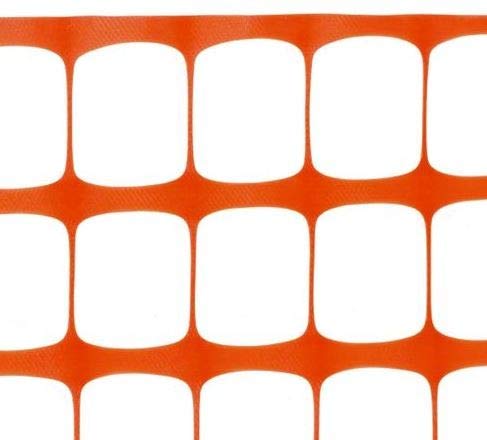 TENAX Guardian Economy Warning Barrier - Orange Mesh Fence Roll, Pallet of 80 Rolls