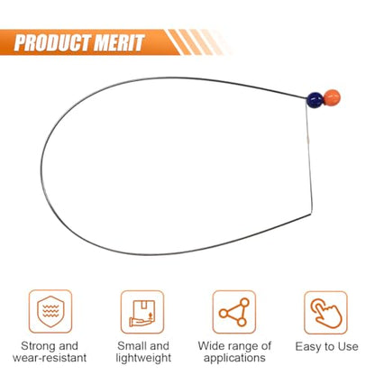 73cm/28.7" Heavy Duty Button Master for Car Emergency Tool, Stainless Steel Pulling Wire Tool Car Grabber Tool, Long Reach Grabber Tool