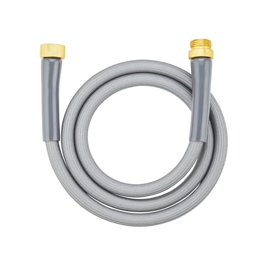 SKYWARD 5ft short garden hose,Nylon Braid,F/M Connector, No Kink, Flexible - size: 5ft