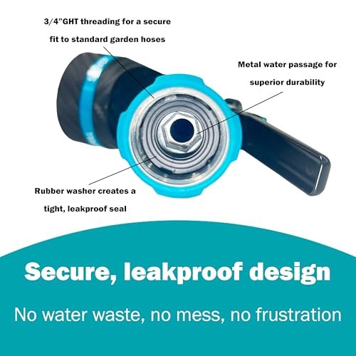 Gilmour Heavy Duty Rear Control Garden Hose Nozzle with Swivel Connect - style: Rear Control