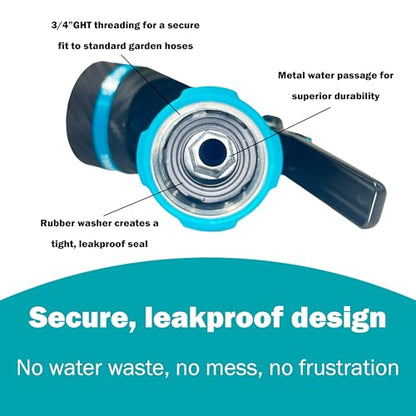 Gilmour Heavy Duty Rear Control Garden Hose Nozzle with Swivel Connect - style: Rear Control
