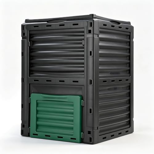 Magshion 80 Gal Garden Composer Bin from BPA Free Material, Large Compost Bin All-Season Outdoor Compost Box Easy Assembling, Lightweight, Fast Creation of Fertile Soil - size: 80 Gal