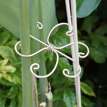 5PCS Plant Stem Support-4.1 * 4.1IN Gold Metal Stem Stabilizers - size: 4.1*4.1IN