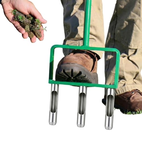 Landzie - Lawn Aerator Tool 42", Hollow Tine Core Aerator - size: Hollow Tine Aerator