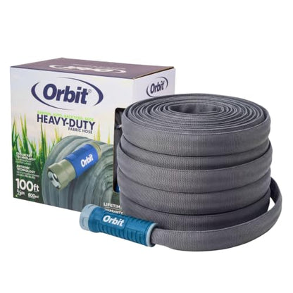 Orbit ExoJacket Fabric Garden Hose, 100 ft x 5/8 in - 33180 - size: 100 Ft, style: ExoJacket