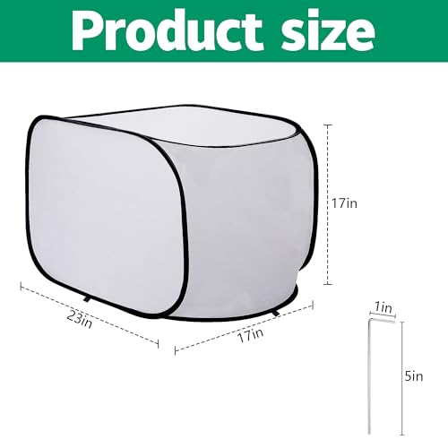 23"x17"x17" Pop up Frost Protection Plant Cover, Plants Freeze Protection - color: 23 x 17 x 17 inch