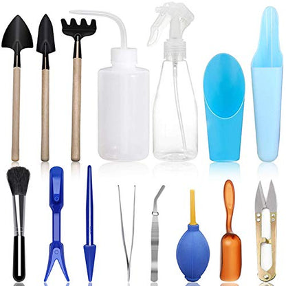 SONGZIMING 15 Pcs Succulent Plant Tools Set