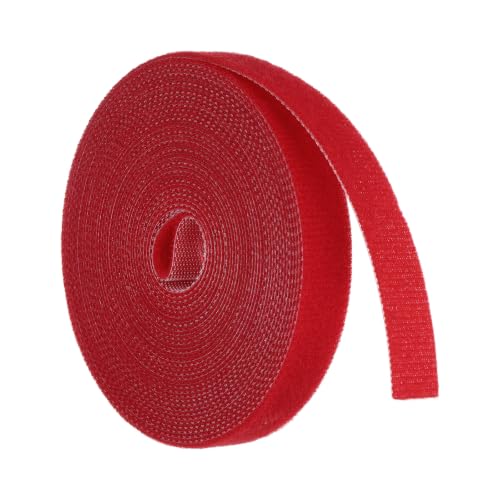 HARFINGTON Garden Plant Tape 16.4ft 1/2" Reusable Ties Strap Red - color: Red, size: 16.4ft x 1/2"