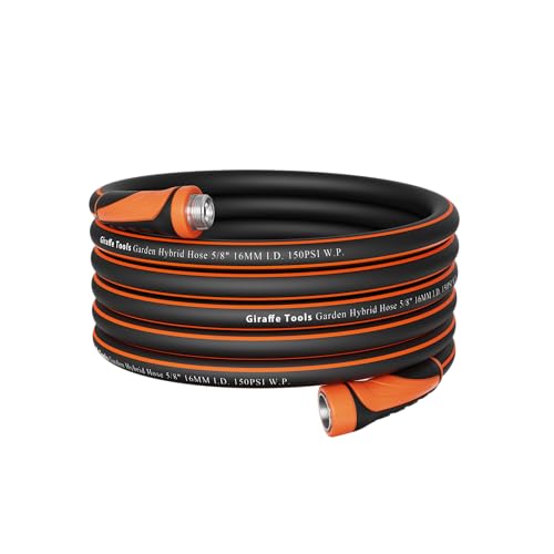 Giraffe Tools Garden Hose 5/8", 50ft Water Hose Heavy Duty - size: 50FT Male to Female