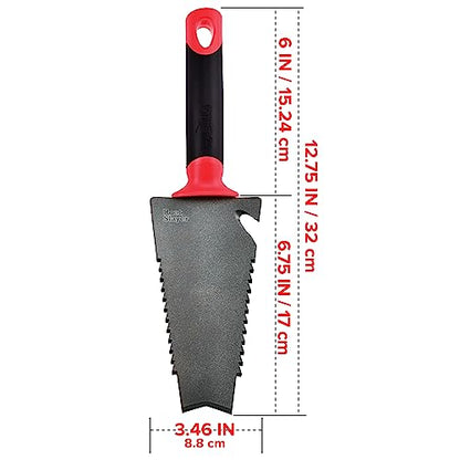 Root Slayer 16011 Heavy Duty Garden Trowel, Red - style: Trowel