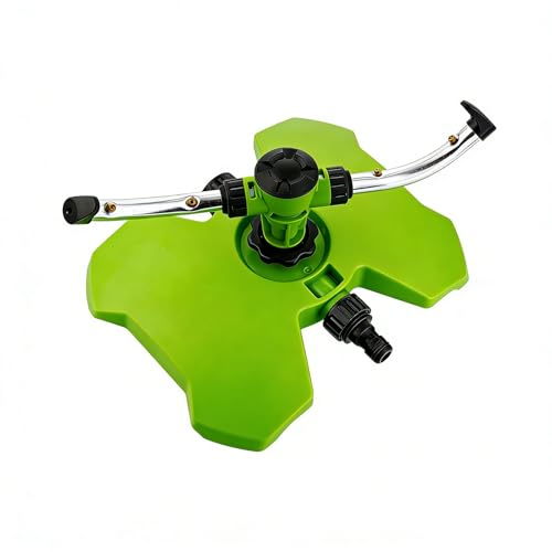 Heavy Duty 2-Arm Garden Sprinkler Brass Nozzle with Base - size: 2 Arm-1 Pack