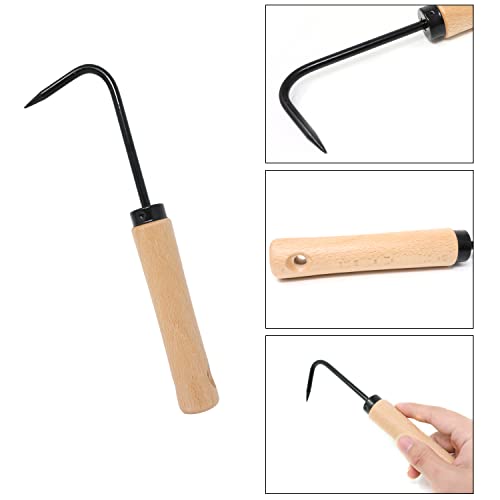 Honbay 1PCS Hand Weeder Single-Claw Weed Remover Tool Small Weeding Tool for Home Outdoor Garden (8.5")
