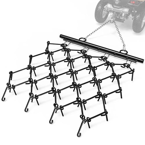 YINTATECH ATV Drag Harrow 5'W x 4.5'L, Heavy Duty Chain Harrow - size: 4.5 x 5 Ft