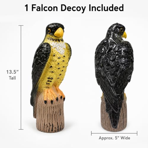 GiftExpress 13.5" Scarecrow Eagle Falcon Hawk Decoy, Pest Repellent, Bird Control, Bird Deterrent, Garden Protectors, Repeller, Eagle Garden Décor