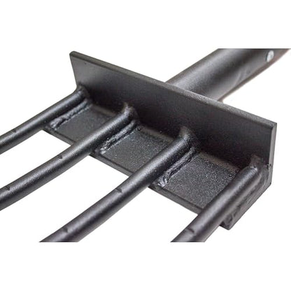 Bully Tools Spading Fork with D-Grip, 44" Fiberglass Handle