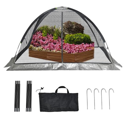 7 x 5 ft Pond Cover Dome Net for Garden Water Features - style: 5×7
