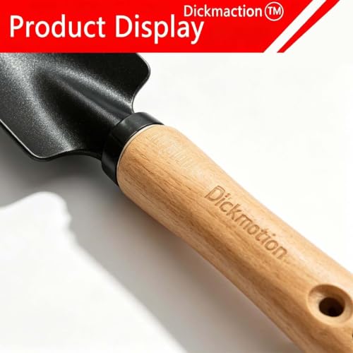 2 Pack Garden Trowel Set Carbon Steel Hand Shovel with Measurement Marks for Digging Planting and Transplanting Garden Work