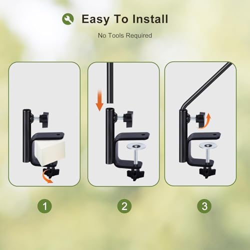 MIXXIDEA Deck Hook Outdoor Hanging Brackets：43 Inches Wall Mounted Hook Plants & Wind Chimes Risk-Free Lanterns Large Wind Chimes Lanterns - size: 43"Deck hook with 1 pack wall-mounted part