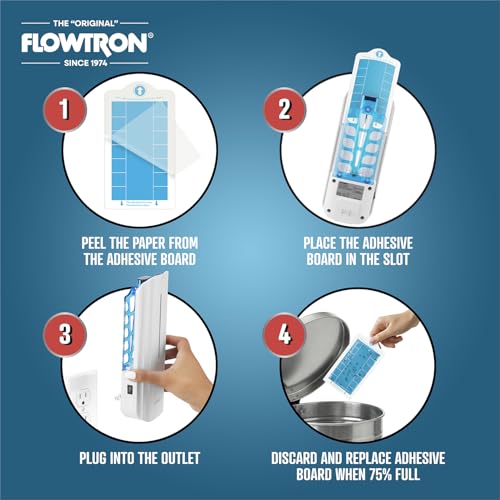 Flowtron Indoor Plug-in Fly Trap, 9W UV, 375 Sq Ft, White - color: White