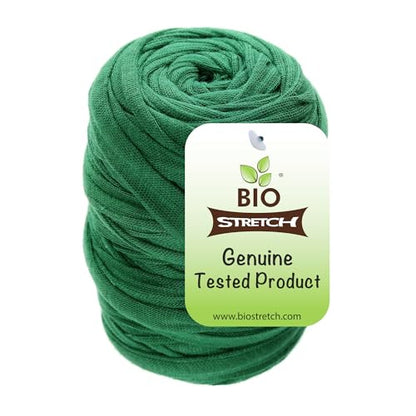 Bio-Stretch Soft Garden Twine & Plant Ties for Outdoor Plants, 1 Ball Green - size: 65 ft / 20M