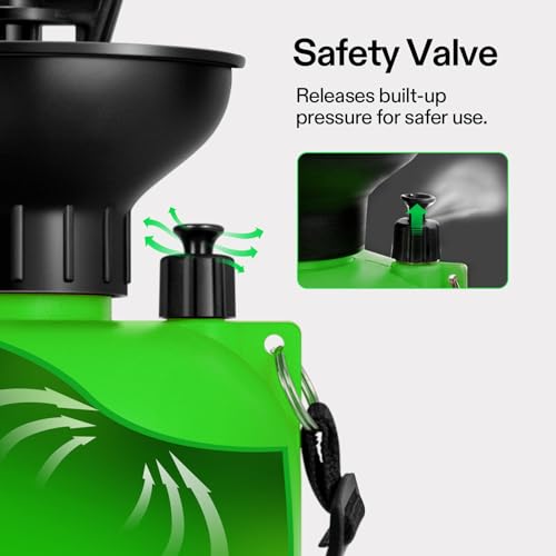 VIVOSUN 1.35-Gallon Pump Pressure Sprayer (Pack of 2) - color: Green, size: 1.35 Gallons (Pack of 2)