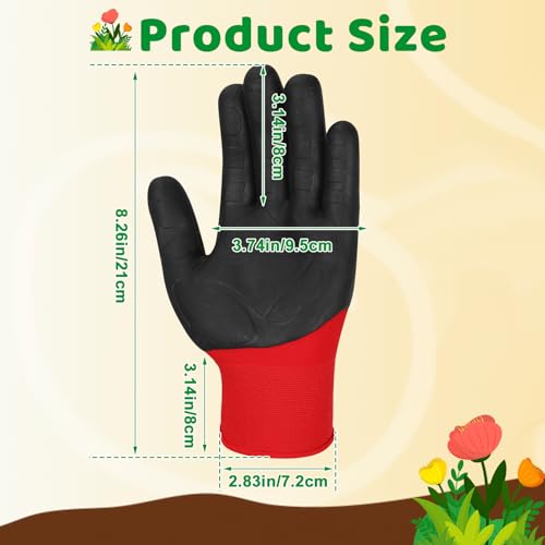 3 Pairs Gardening Gloves for Men Women