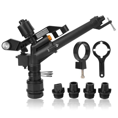 360 Rotating Irrigation Sprinkler Plastic Thread for Farm Garden Watering