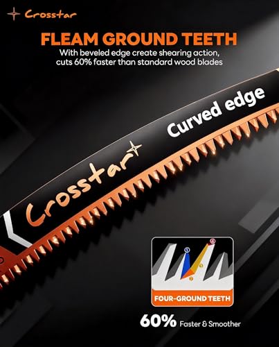 Crosstar 8Pcs Arc Edge Reciprocating Saw Blades,6/9/12/15inch 6TPI - size: 8 Sizes Set
