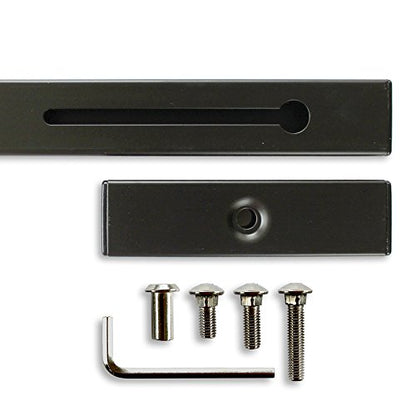 Hold It Mate Flat Iron Cocoa Lined Wire Trough Basket Hook Kit Adjustable Deck Railing Attachment (20 Inches) - size: 20 Inches
