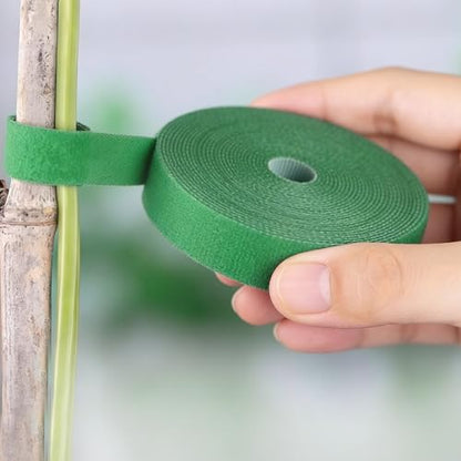 Garden Plant Cable Ties Adjustable Reusable PVC Wire Straps for Organizing Plants Vines Flowers Vegetables DIY(Green,393inch) - size: 393inch