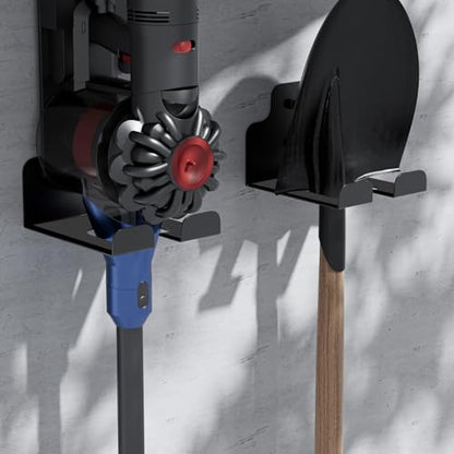 JNIHEEP Garage Organizer Trimmer Rack, Garden Power Tool Hanger Weed Whackers Holder Wall Mounted for Grass Trimmer, Hedge Trimmer, Garage Trimmer, Garden Tools,1 Pack - color: Black 1 Pack