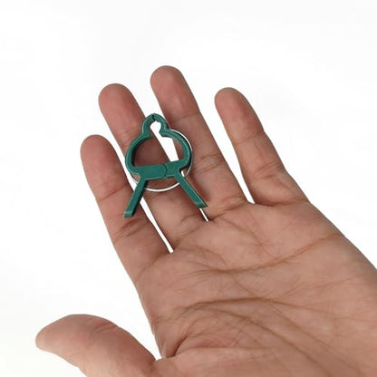 ROYHOO 120PCS Plant Support Clips, Gentle Flower Plant Clamps for Supporting Vine Climbing Plants, Gardening Lever Loop Gripper Clips Help Stems Vines Grow Straight Upright