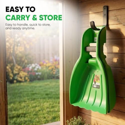 Superio Leaf Scoops, Leaf Collector Hand Rake for Lawn & Garden Cleanup, Plastic Leaf Grabber, Handheld Gardening Tool, Green, 10 Pair - size: 10 Pack