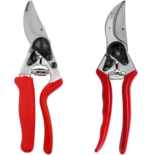 Felco Pruning Shears (F 7) - High Performance Swiss Made One-Hand Garden Pruners & F-2 068780 Classic Manual Hand Pruner, F 2