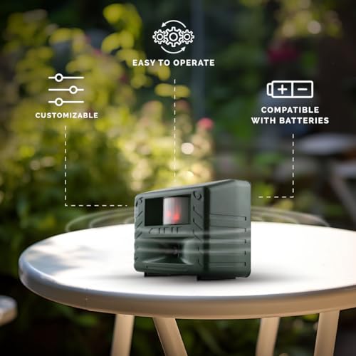 Bird-X Yard Gard Silent Animal Repeller, 4000 Sq. Ft. Deer Raccoons Skunks