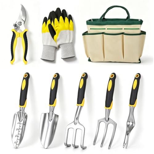 8 Piece Gardening Tool Set Stainless Steel Garden Plant Kits