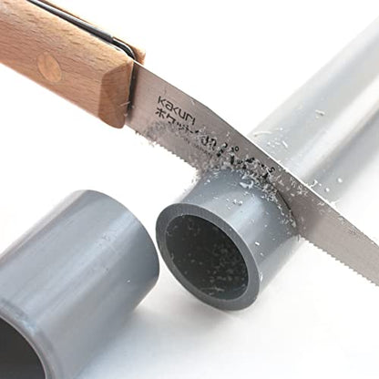 KAKURI Mini Folding PVC Pipe Saw 4", Small Japanese Pocket Hand Saw - style: PVC Cutting