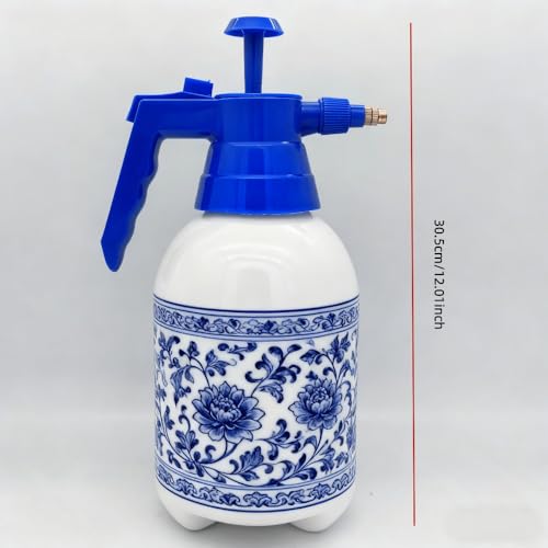 2L Handheld Garden Pump Sprayer Pressure Spray Bottle (2L Blue) - color: 2L Blue
