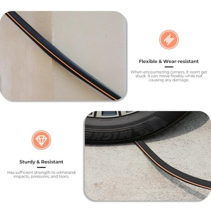 Garden Hose 100 ft x 5/8",Heavy Duty Water Hose - color: Black, size: 100FT
