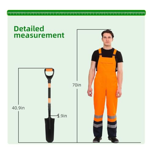 Spade Shovel, Drain Spade - style: D-handle