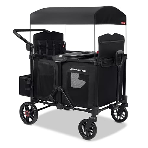 Radio Flyer Voya 2.0 XT 4-Seat Stroller Wagon, For Kids 6+ Months, Compact - size: 2.0 (NEW)