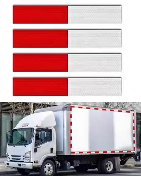 Reflective Tape ，Reflective Tape for Trailers， 2”x12'', 60pack - size: 60 Pack