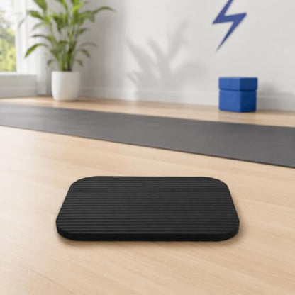 Non‑Slip Yoga Kneeling Pad,Single‑Knee‑Only,11.42"×7.48",Black