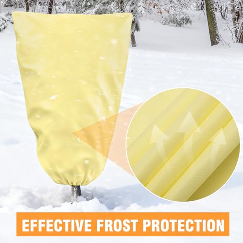 5 Pcs Plant Covers Freeze Protection 23.62 x 31.49 inch
