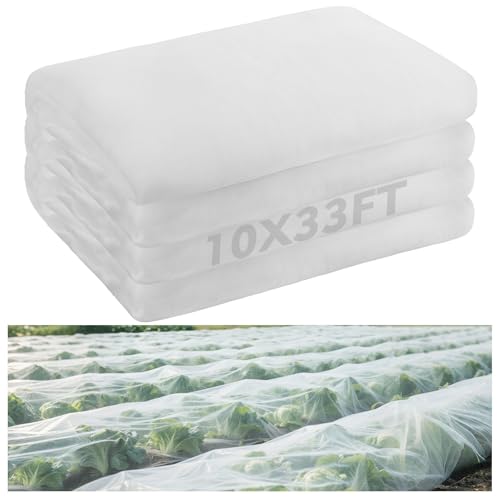 Alphatool 10x33ft Large Garden Netting, Ultra Fine Mesh Plant Covers - size: 10 x 33 ft