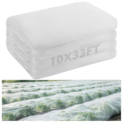 Alphatool 10x33ft Large Garden Netting, Ultra Fine Mesh Plant Covers - size: 10 x 33 ft