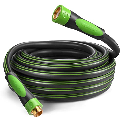WORKPRO Garden Hose 5/8" x 50FT, Heavy-Duty - size: 50ft, style: Bi-Material 360° Rotary Handle