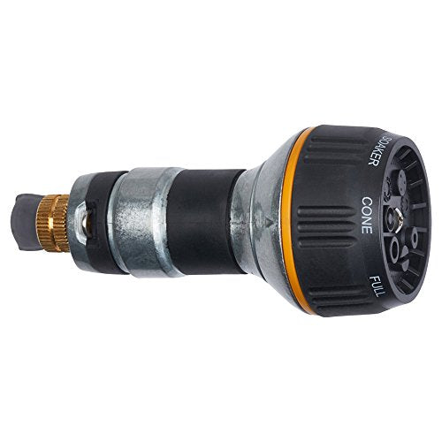 Melnor XT451 Heavyweight Metal 7-Pattern Nozzle, 1-(1 Pack), Basic - style: 7-Pattern